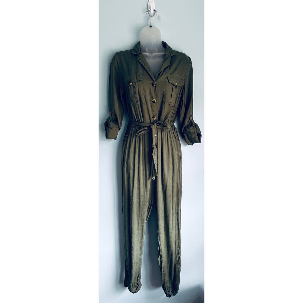 Tiffosi Green Pant Jumpsuit Small